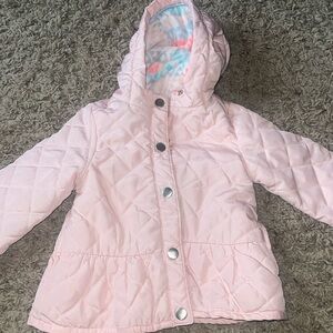 Carter's Pastel Pink Quilted Hooded Puffer Jacket